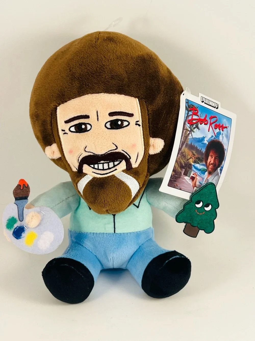Bob Ross Phunny Kidrobot Painting Artist 8” Plush NWT